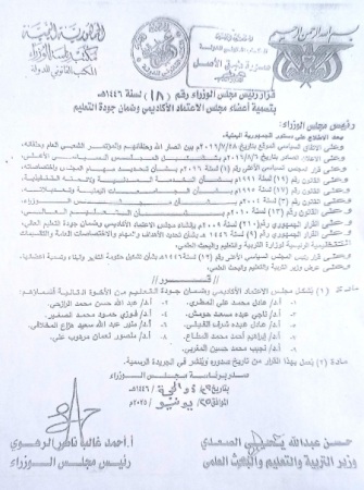 اعضاء  المجلس الحالي