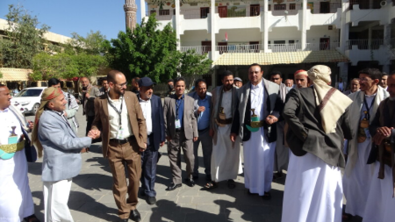 رئيس مجلس الاعتماد الأكاديمي يشارك في تدشين اختبارات الشهادة الثانوية في أمانة العاصمة والمحافظات